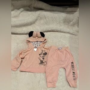 🌸5/$50🌸Minnie Mouse Pink Hoodie & Pants Set